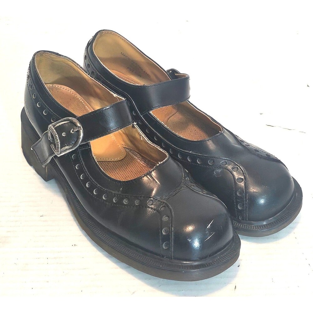 VTG Dr. Martens 8307 Mary Jane Chunky Lug Sole Women's Sandals Size: 7 Black